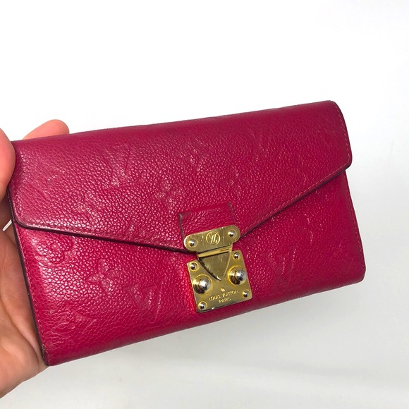 Louis Vuitton Handbags - Louis Vuitton Pink Metis Empreinte Leather Wallet